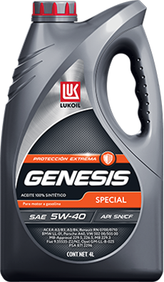 Aceite de motor multigrado | Genesis Special SAE 5W-40 | 4 LITROS