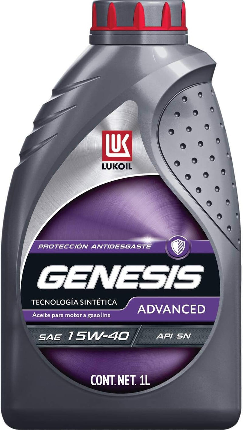 Aceite de motor | LUKOIL Genesis Advanced SAE 15W-40 API SP | 1 Litro