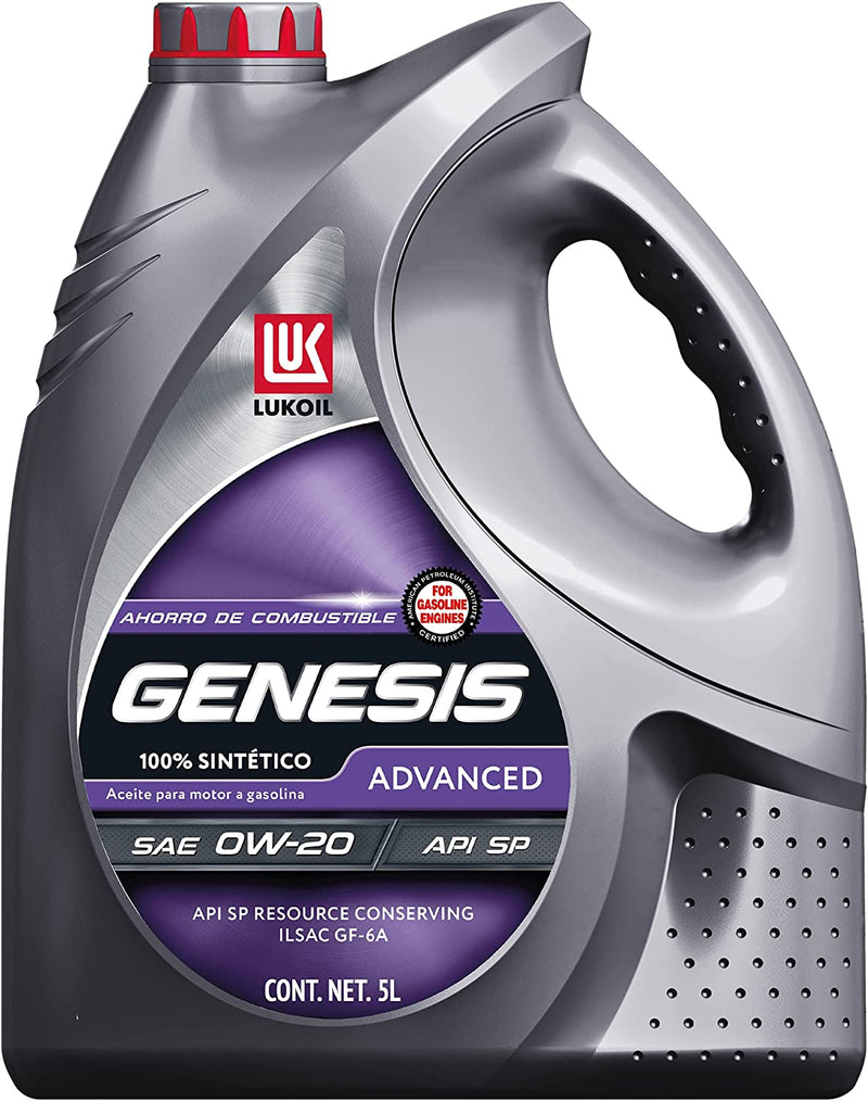 Aceite de motor | LUKOIL Genesis Advanced SAE 0W-20 API SP | 5 LITRO