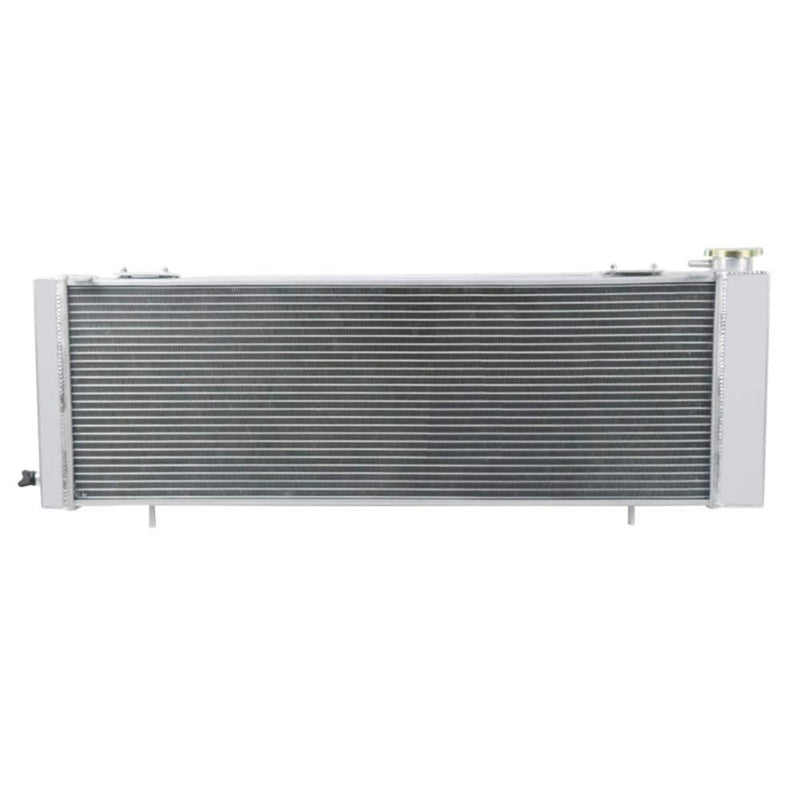 RADIADOR DE ENFRIAMIENTO DE ALUMINIO COMPLETO DE 3 LINEAS PARA  CHEROKEE Y COMANCHE (91-01) 2.5L / 4.0L L4 L6