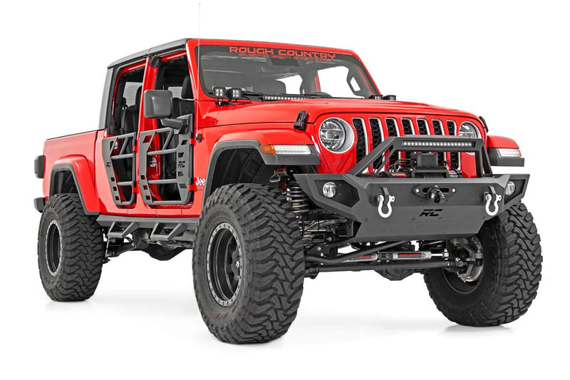 PUERTAS DE TUBO DE ACERO DELANTERAS Y TRASERAS PARA JEEP WRANGLER JL UNLIMITED Y GLADIADOR JT 18-21