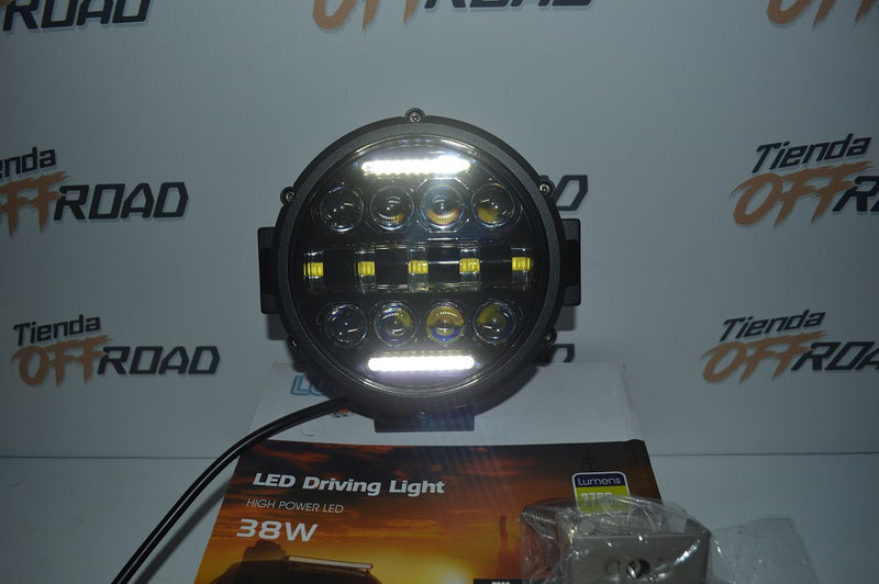 FAROS LED CON DRL 7 PULGADAS 38W