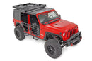 RACK PARA TECHO CON LUZ LED DE LA SERIE BLACK PARA JEEP WRANGLER JL 18-21