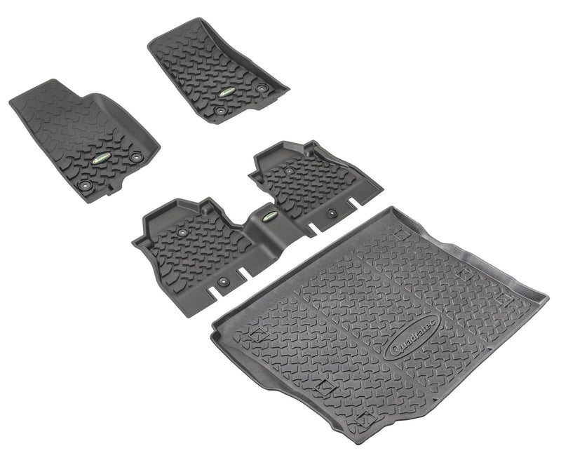 KIT DE TAPETES PARA TODO CLIMA PARA JEEP WRANGLER JL UNLIMITED 18-21