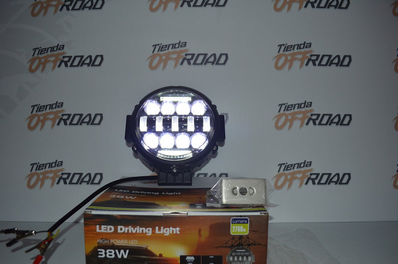 FAROS LED CON DRL 7 PULGADAS 38W