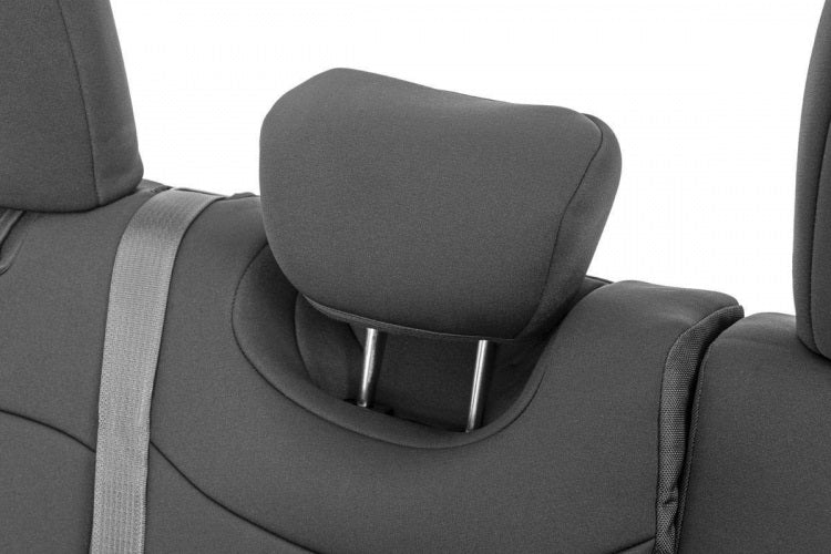 JUEGO DE CUBRE ASIENTOS DE NEOPRENO JEEP | NEGRO (18-20 WRANGLER JL(