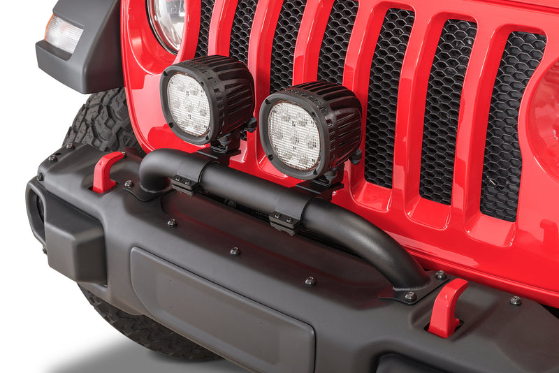 SOPORTE DE MONTAJE DE LUZ DE PROTECCION DE CABRESTANTE PARA JEEP WRANGLER JL Y GLADIADOR JT 18-21