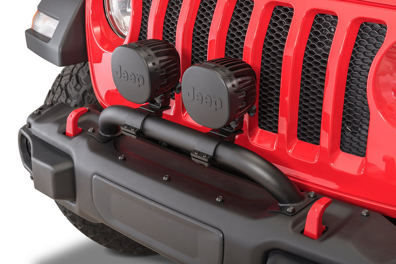 SOPORTE DE MONTAJE DE LUZ DE PROTECCION DE CABRESTANTE PARA JEEP WRANGLER JL Y GLADIADOR JT 18-21