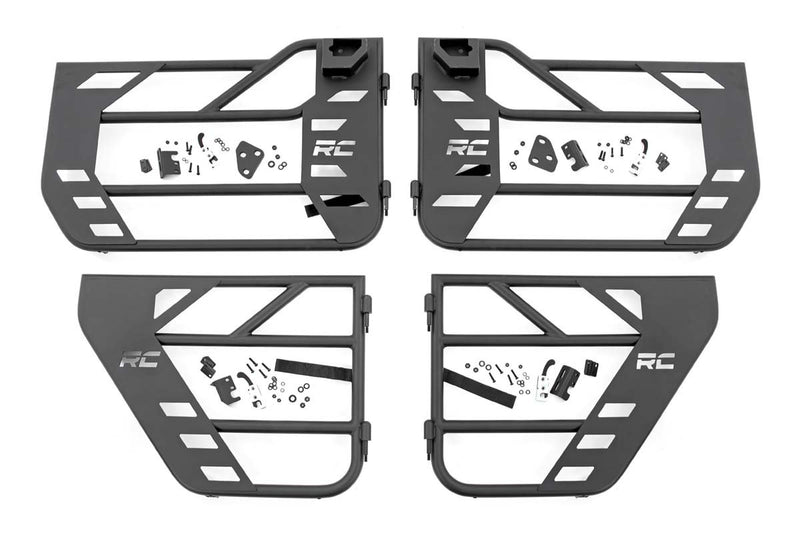 PUERTAS DE TUBO DE ACERO DELANTERAS Y TRASERAS PARA JEEP WRANGLER JL UNLIMITED Y GLADIADOR JT 18-21