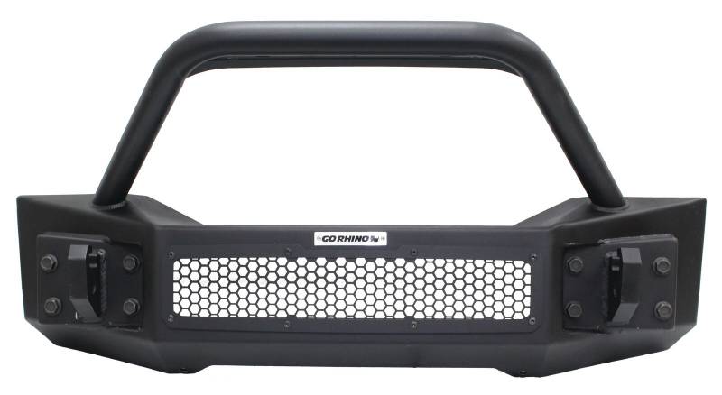 DEFENSA DELANTERA CON PORTA LAMPARA JEEP (JK 07-18, JL 18-20 , GLADIADOR18-20)
