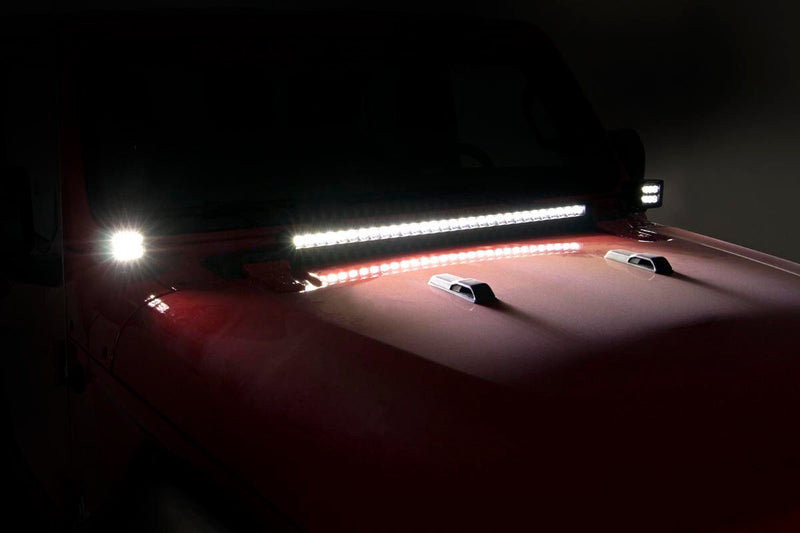 JEEP 30-INCH LED HOOD KIT (18-22 WRANGLER JL)