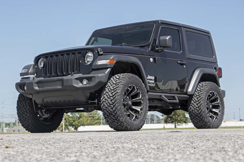 ESTRIBOS CONTOURED DROP STEPS | 2 DOOR | JEEP WRANGLER JL 4WD (2018-2023)