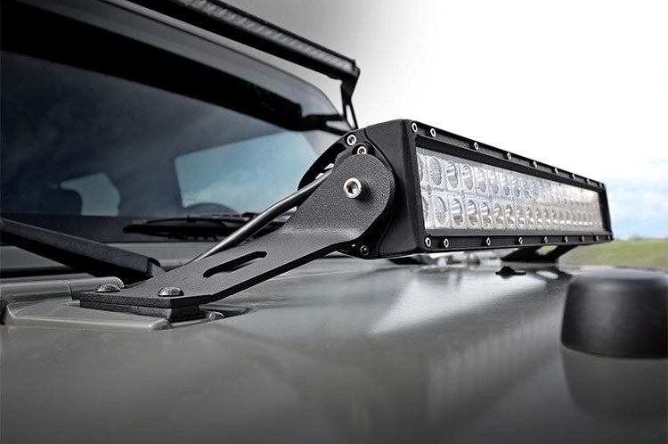 Base de barra led 20 " o 30" para cofre Jeep JK