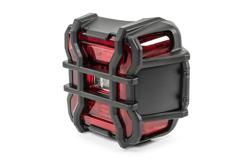 Protector de Calavera trasera Jeep JL Rugged Ridge 11226.12 Elite Tail Light Guards for 18-22 Jeep Wrangler JL with Factory LED Tail Lights